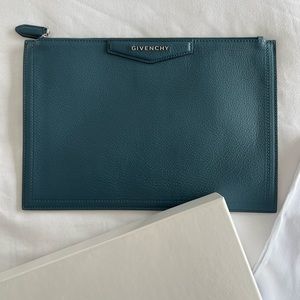 New Givenchy Zip Clutch Pouch Bag.